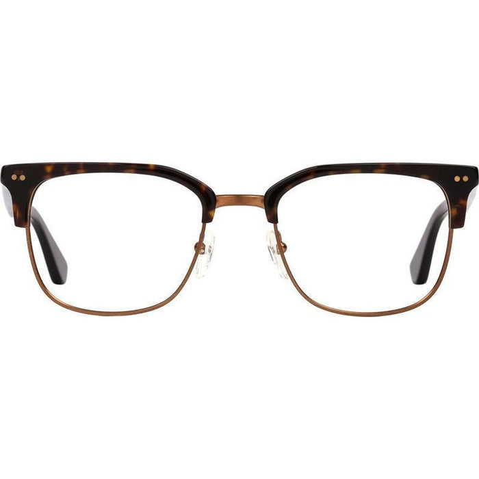 100 Club RX, Eco Havana and Brushed Copper/Clear Lenses