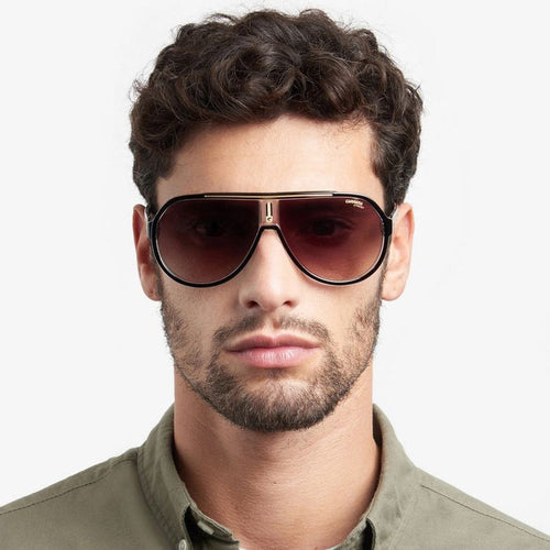 1057/S, Black Gold/Brown Gradient Lenses