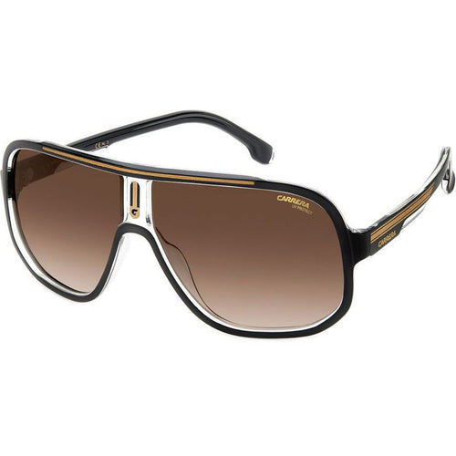 1058/S, Black and Gold/Brown Gradient Lenses