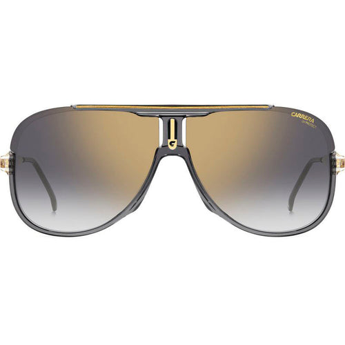 1059/S, Grey/Gold Grey Gradient Mirror Lenses