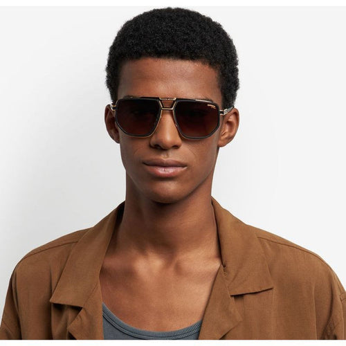 1072/S, Matte Black/Black Brown Gradient Lenses