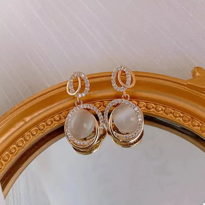 18K Gold - Plated Dangle Earrings - FloofChonk