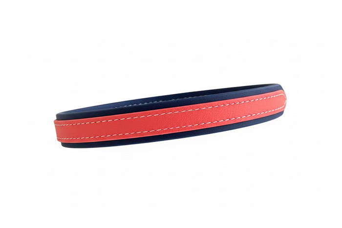 Navy Base with Coral accent