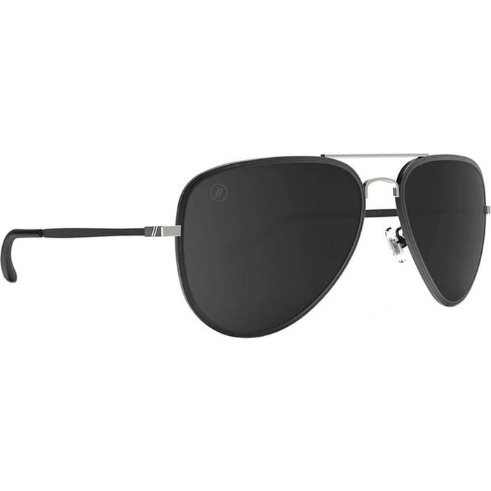 Blenders A Series Spider Jet Black Grey Polarised Angle