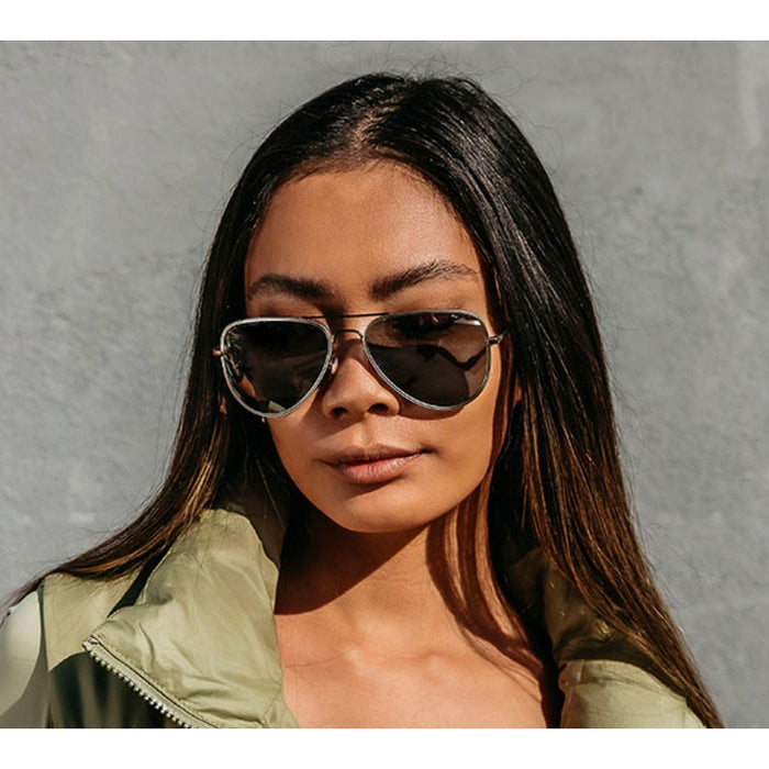 A Series, Mojave Ghost Matte Rose Gold/Silver PC Polarised Mirror Lenses