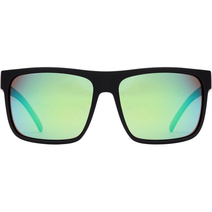 OTIS After Dark Matte Black L.I.T Green Mirror Polarised Front