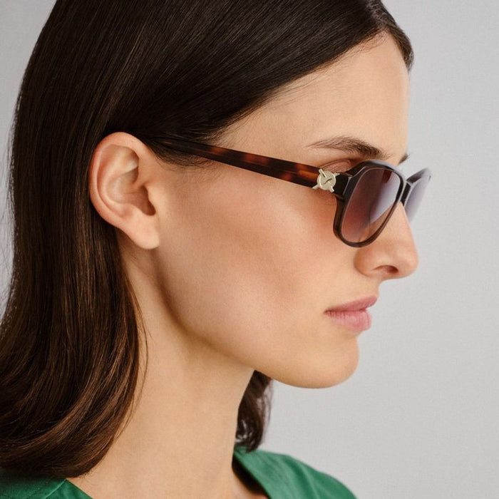 Ainsley II, Chocolate and Signature Tort/Brown Gradient Lenses