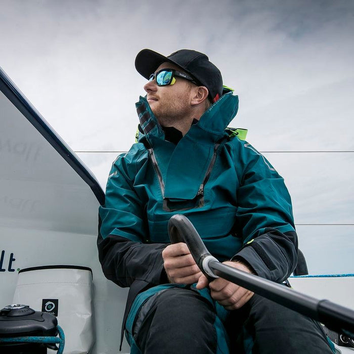 Airdrift, Matte Black and Acid/Sky Blue Polarised Lenses