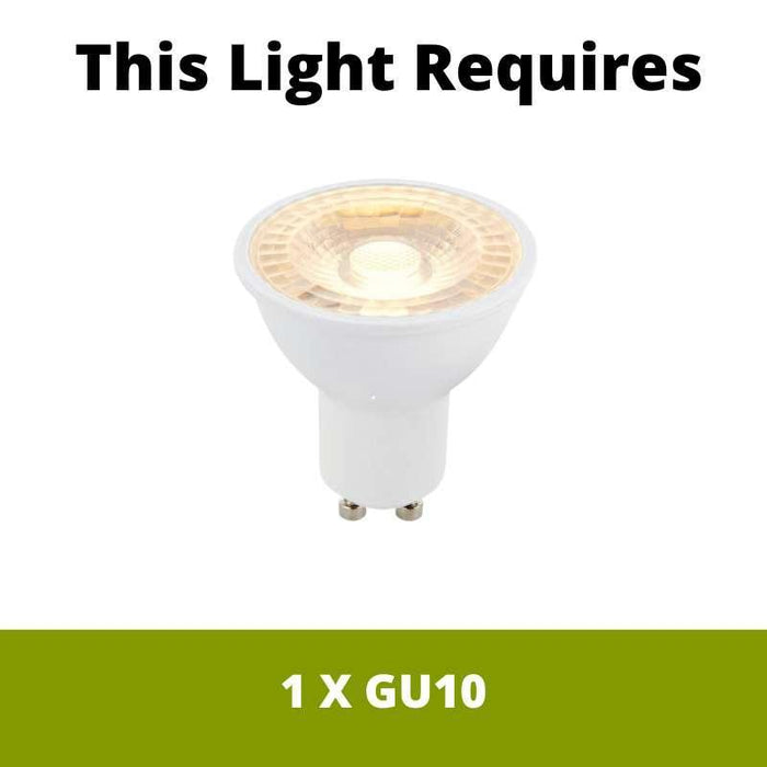 amalfi gloss white finish single spotlight by saxby lighting, close up image 482