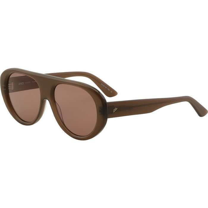 Bask Eyewear Andi Mocha Rose Polarised Angle