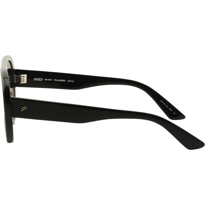 Bask Eyewear Andi Black Grey Polarised Side