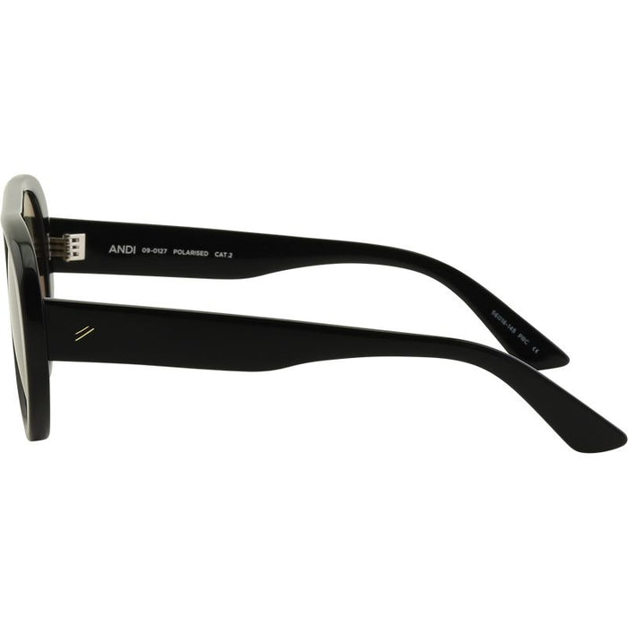 Bask Eyewear Andi Black Brown Polarised Side