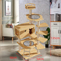 Arbre à chat en forme d'escalier de 135 cm