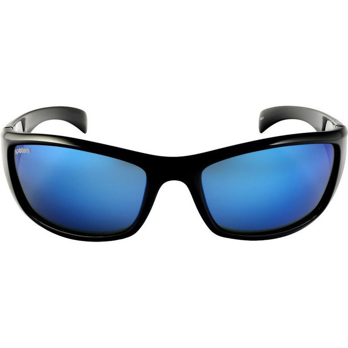 Artic +, Gloss Black/Blue Mirror Glass Polarised Lenses