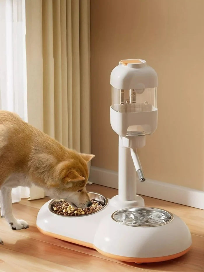 Automatic Pet Food and Water Dispenser Bowl - FloofChonk