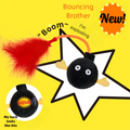 Balles pour chat, jouets doux pour chatons en forme de pompon, 9 cm - Boom