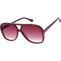 Bang, Burgundy with Gold Metal Trim/Rose Gradient Lenses