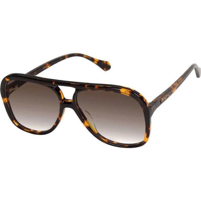 Bang, Dark Tortoise with Matte Black Metal Trim/Brown Gradient Lenses