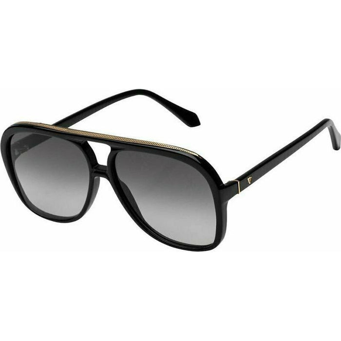 Bang, Gloss Black with Gold Metal Trim/Black Gradient Polarised Lenses