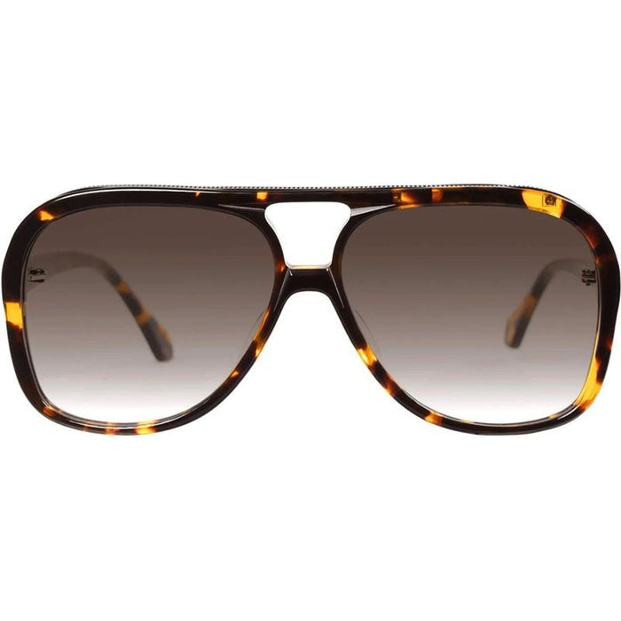 Bang, Dark Tortoise with Matte Black Metal Trim/Brown Gradient Lenses