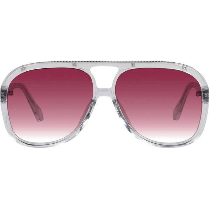 Bang, Crystal with Silver Metal Trim/Rose Gradient Lenses
