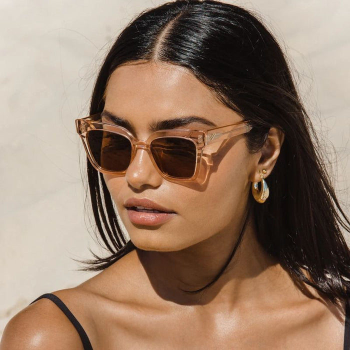 Bella, Crystal Rose/Brown Polarised Lenses