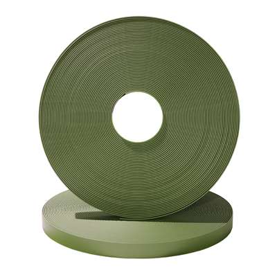 Olive Drab OD521 / 13mm wide solid brass hardware