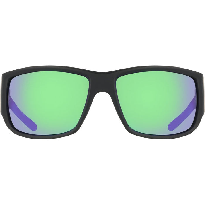 Dragon Eyewear Blackout Matte Black Green Ion LL Polarised Front