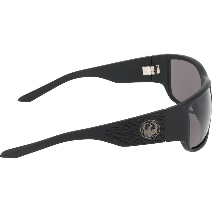 Dragon Eyewear Blackout Matte Black Smoke LL Polarised Side2