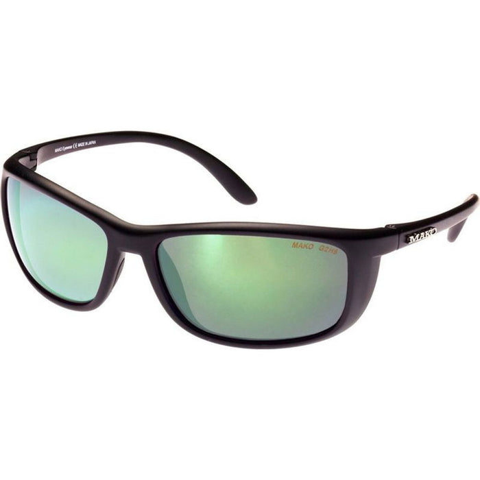 Blade, Matte Black/Glass HD Rose Green Mirror Polarised Lenses
