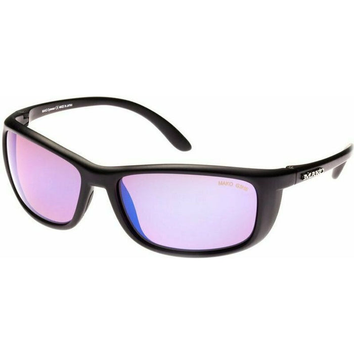 Blade, Matte Black/Copper Blue Mirror Glass Polarised Lenses