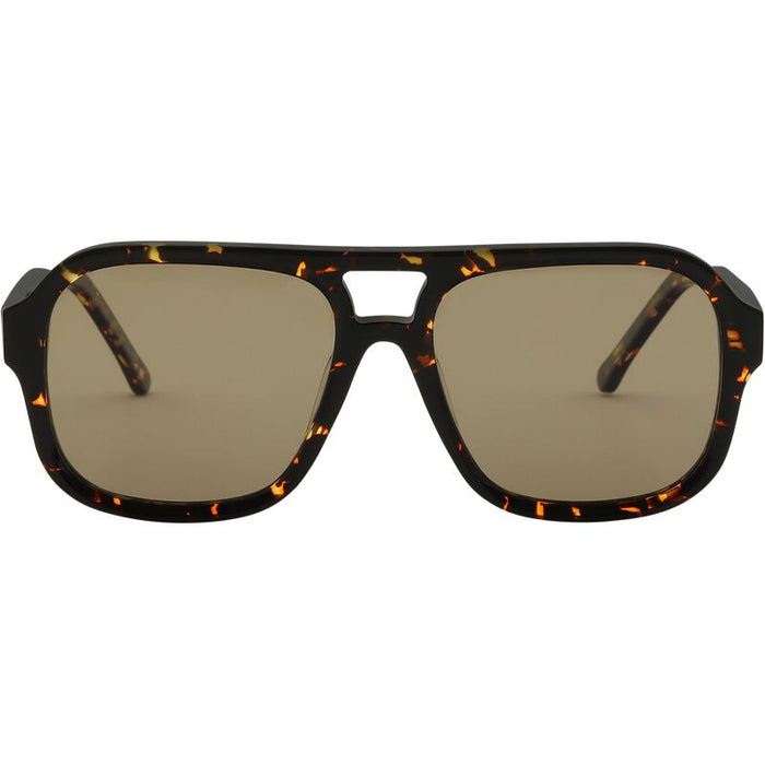Bask Eyewear Blake Ember Tort Light Brown Polarised Front