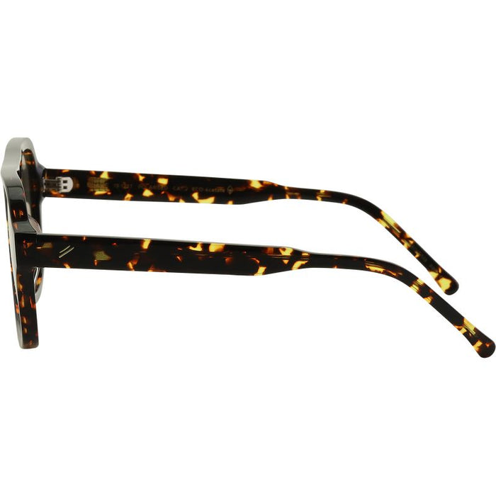 Bask Eyewear Blake Ember Tort Light Brown Polarised Temple