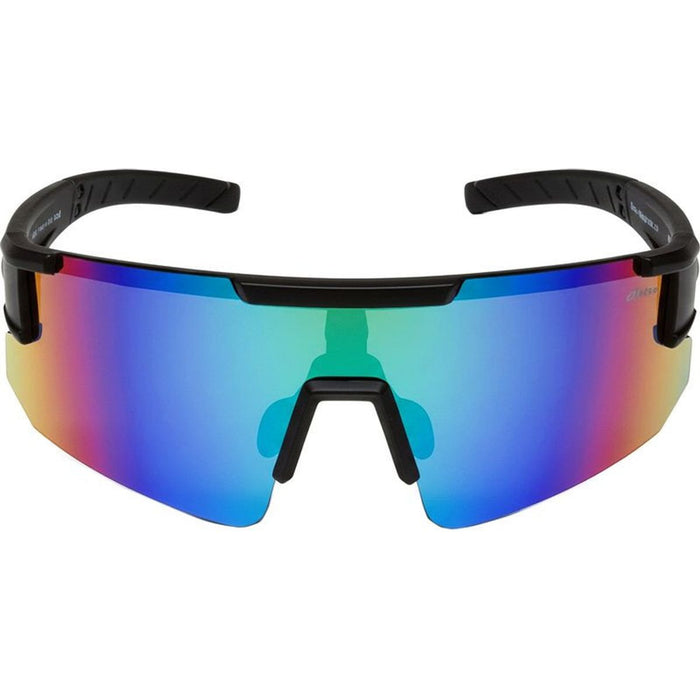 Blaze, Matte Black/Green Mirror Polarised Lenses