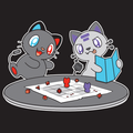 Board Game Neko & Gato Cat Mascot Shirt