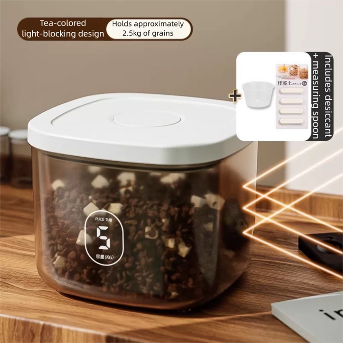 Boîte de conservation hermétique pour aliments pour animaux 2,5 kg et 5 kg