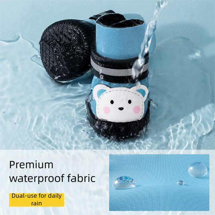 Bottes imperméables pour chiens de petite et moyenne taille, idéales pour la pluie, taille 5