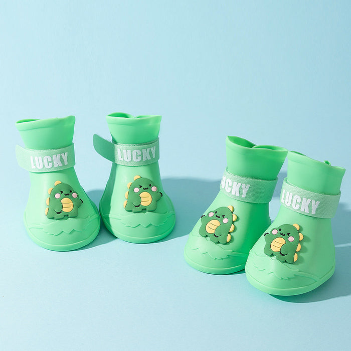Bottes imperméables pour chiens de taille moyenne à grande, idéales pour la pluie