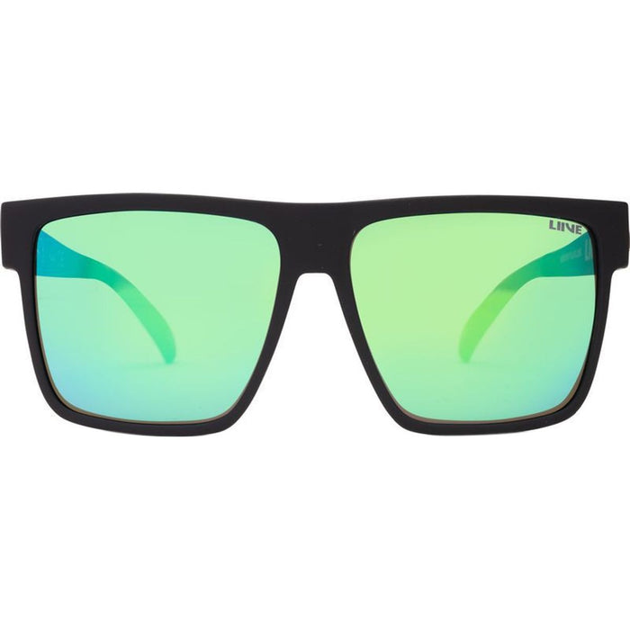 Brooksy Envy, Matte Black Floating/Green Mirror Polarised Lenses