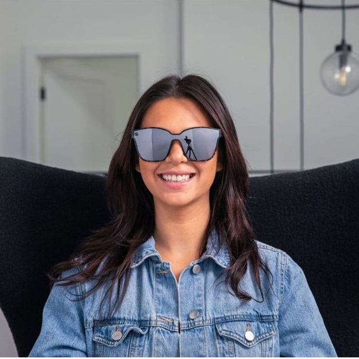 Buttertron, Sterling Lady Crystal Black Tortoise/Silver Mirror Polarised Lenses