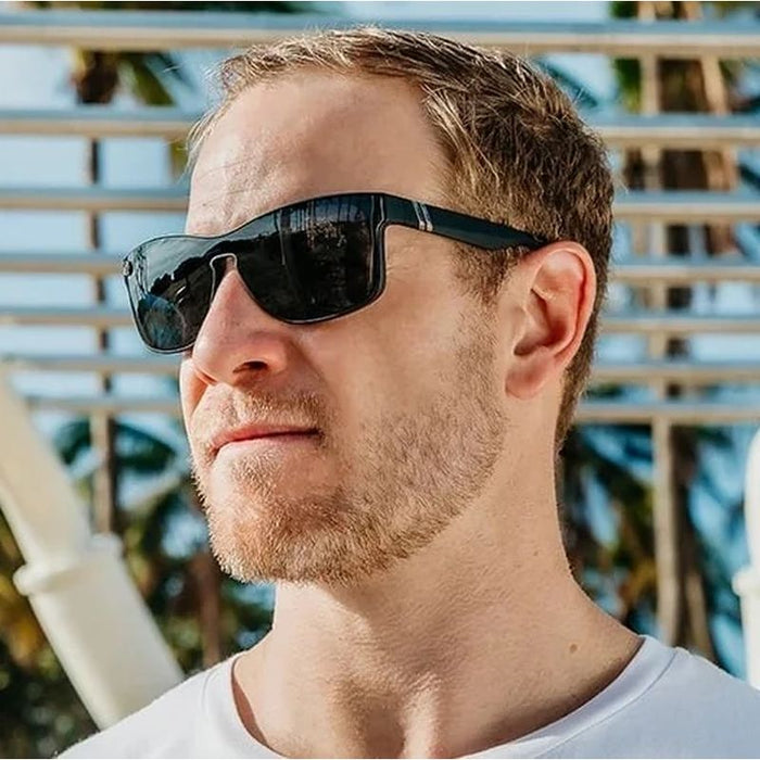 Blenders Canyon X2 Matte Black Smoke Polarised Lifestyle