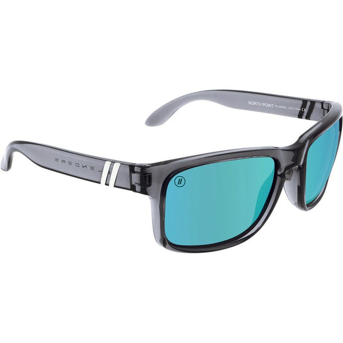 Blenders Canyon North Point Blue Crystal Grey Blue MIrror Polarised Angle2