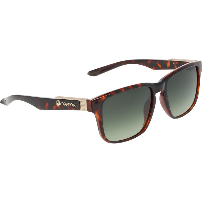 Dragon Eyewear Capo Tortoise Green Gradient LL Angle2