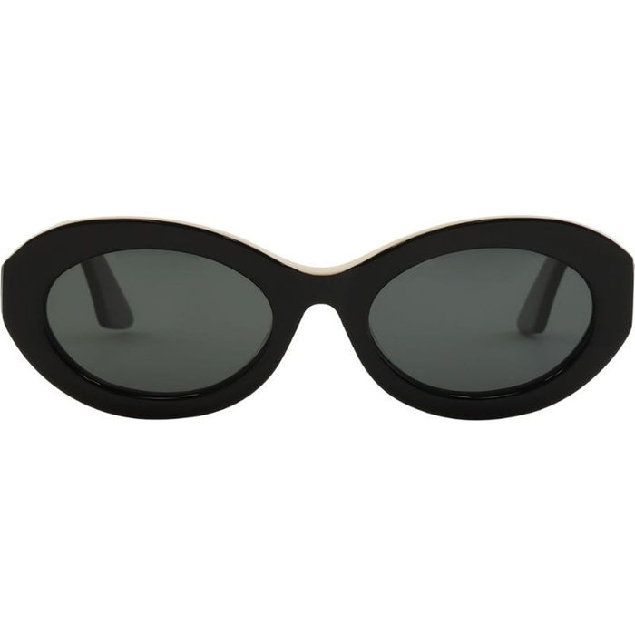 Capri, Black and Bone/Dark Grey Polarised Lenses