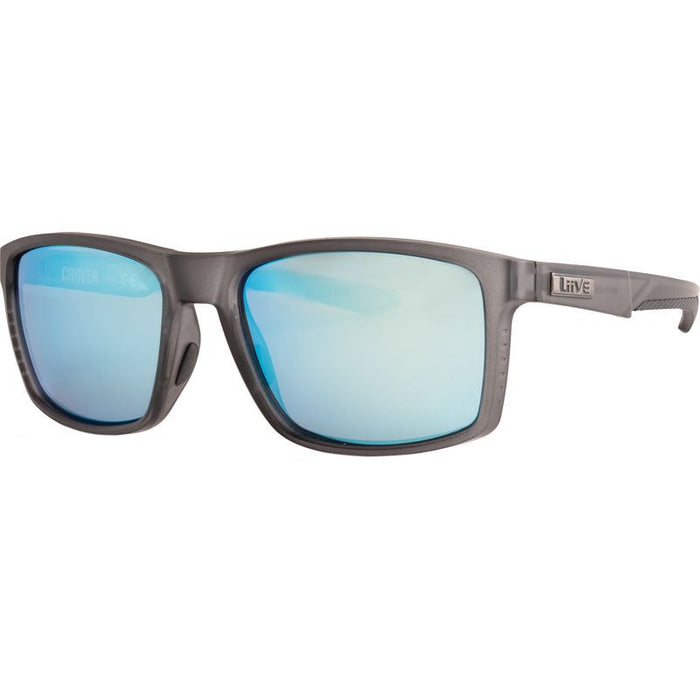 Carver, Matte Smoke/Blue Mirror Lenses