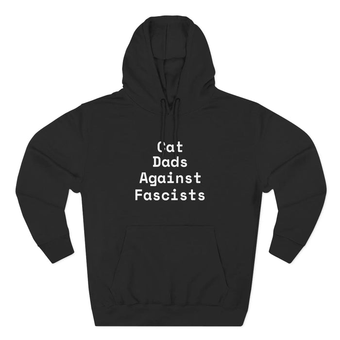 Cat Dads Against Fascists Hoodie - FloofChonk