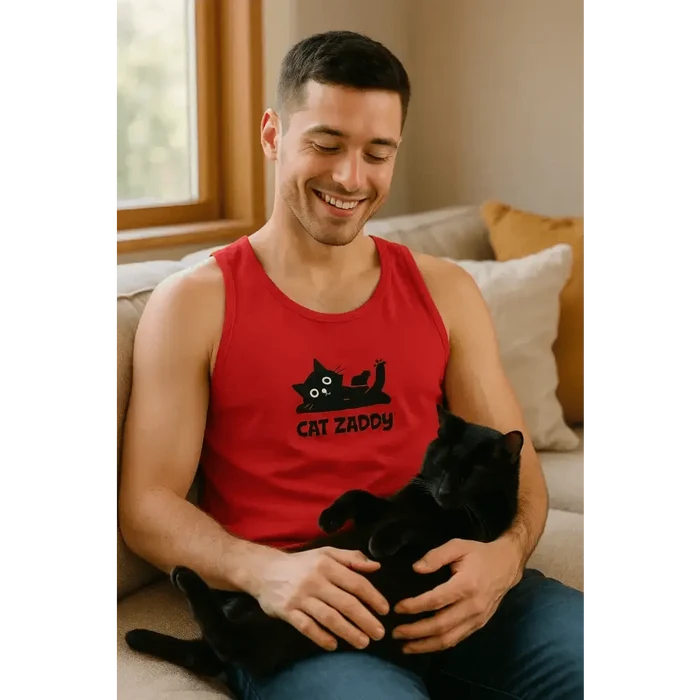 Cat Zaddy Men's Tank Top - FloofChonk