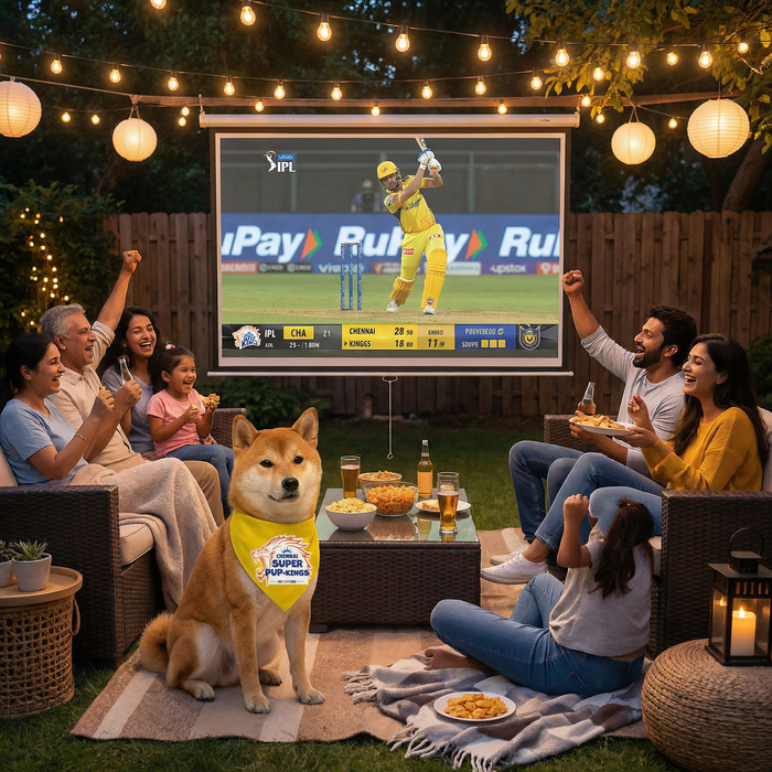 Chennai Super Pup-Kings Pet Bandana