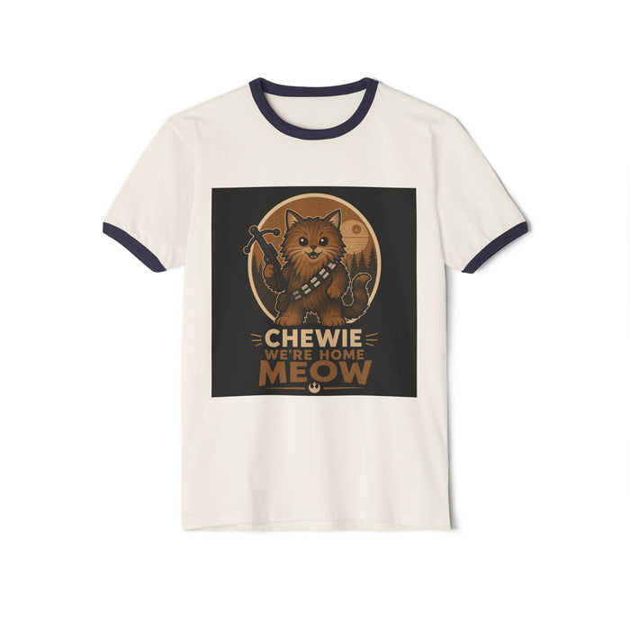 Chewie We're Home Meow Ringer T-Shirt - FloofChonk