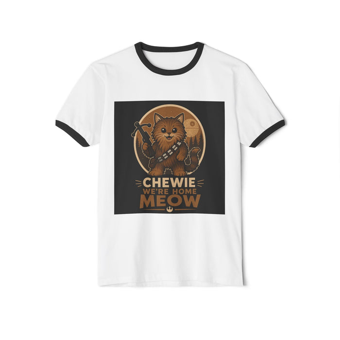 Chewie We're Home Meow Ringer T-Shirt - FloofChonk